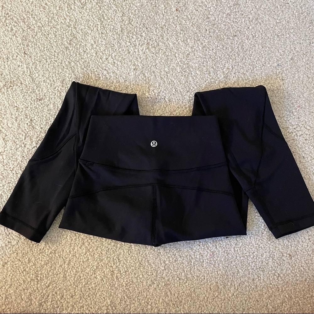 Black Lululemon In Movement Tight